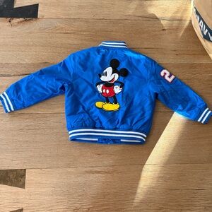 Disney Blue Mickey Mouse Kids Jacket